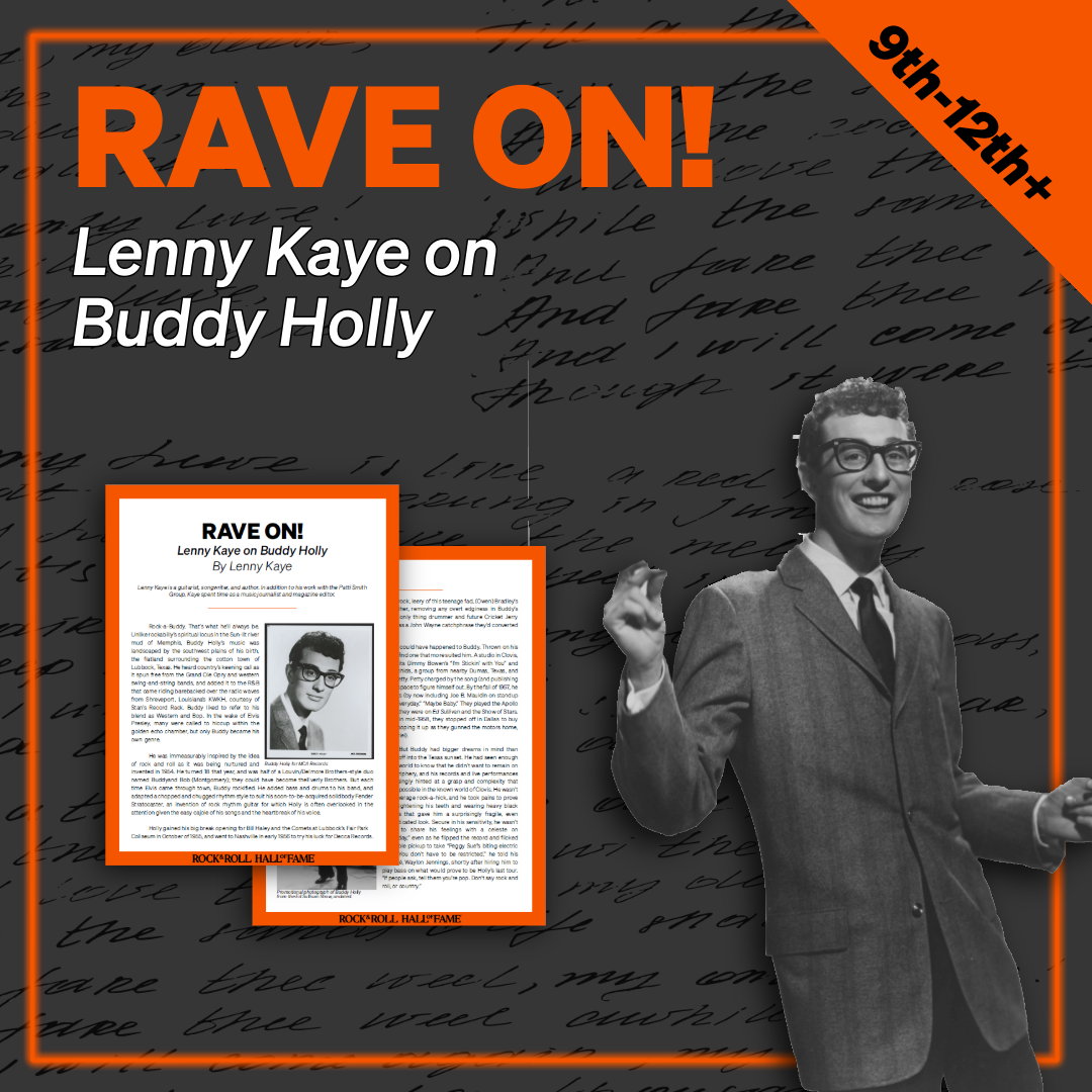 Rave On: Lenny Kaye on Buddy Holly