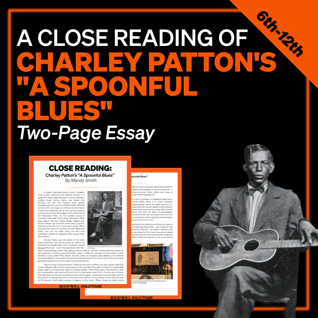 Close Reading of Charley Patton’s “A Spoonful Blues”