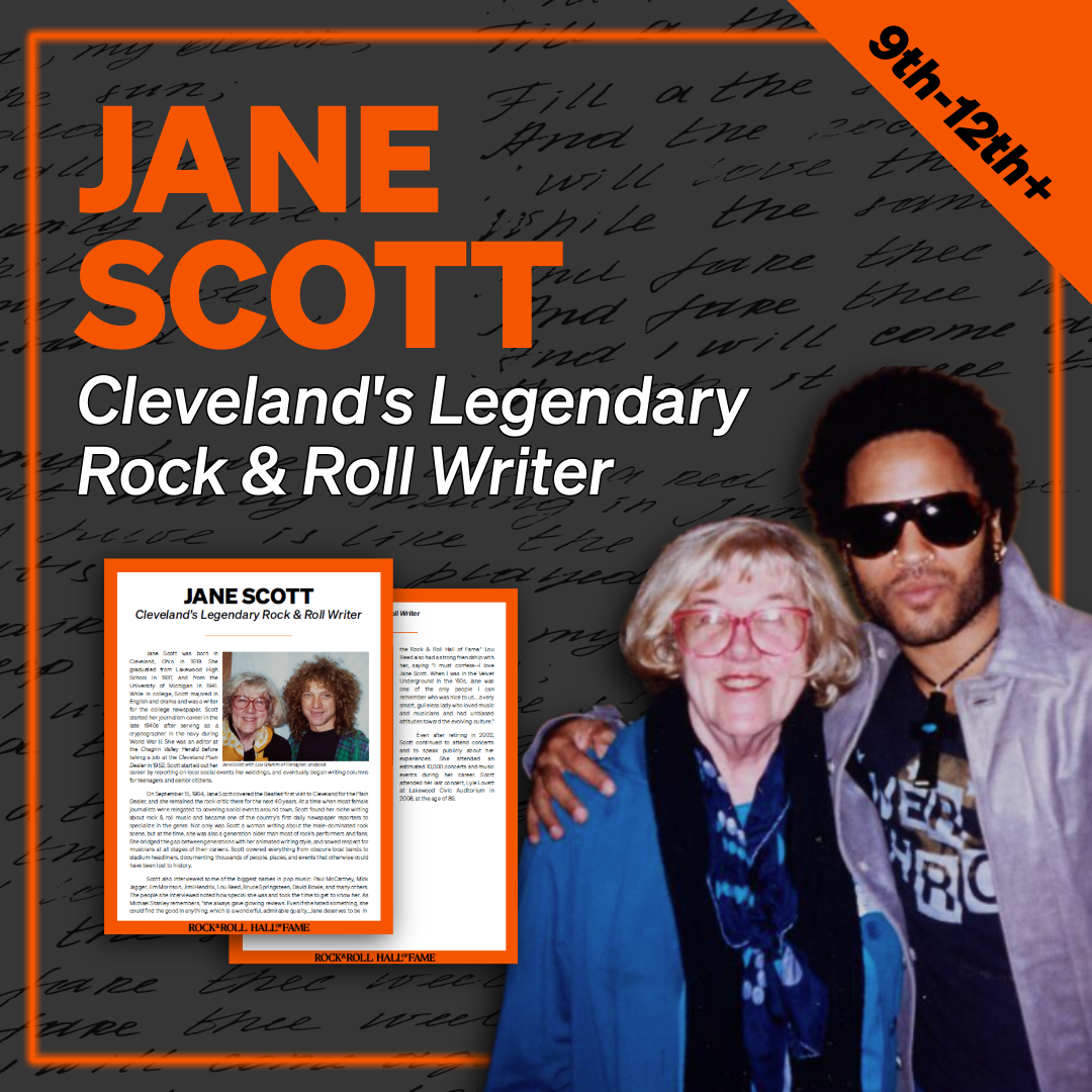 Jane Scott: Cleveland’s Legendary Rock & Roll Writer