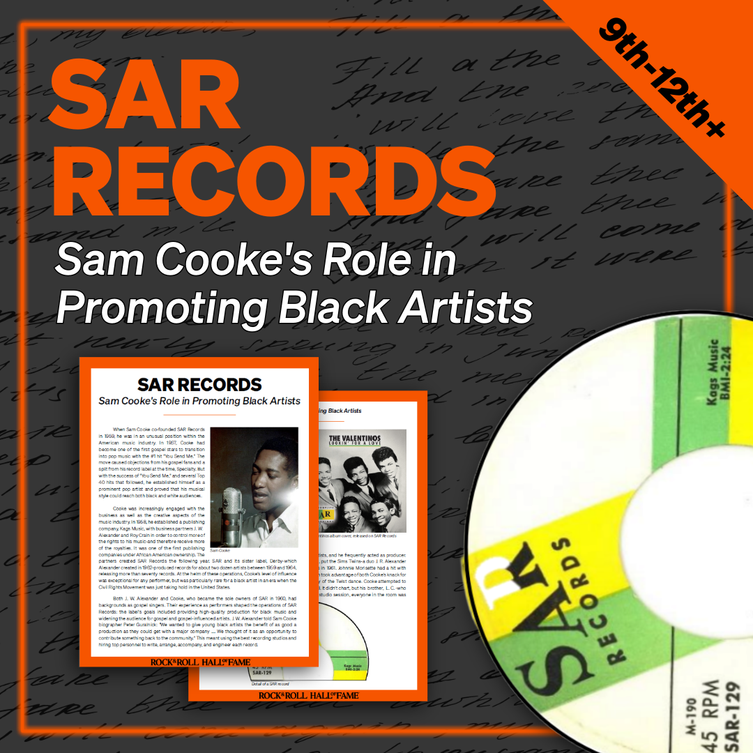SAR Records: Sam Cooke’s Role in Promoting Black Artists